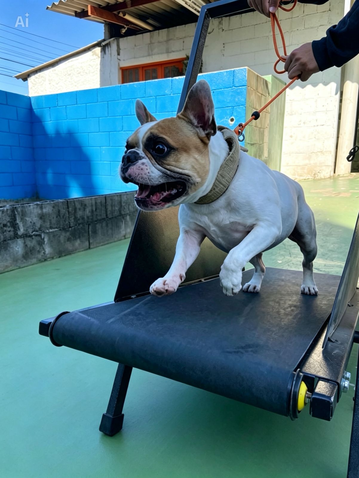 Cães em atividade na escola